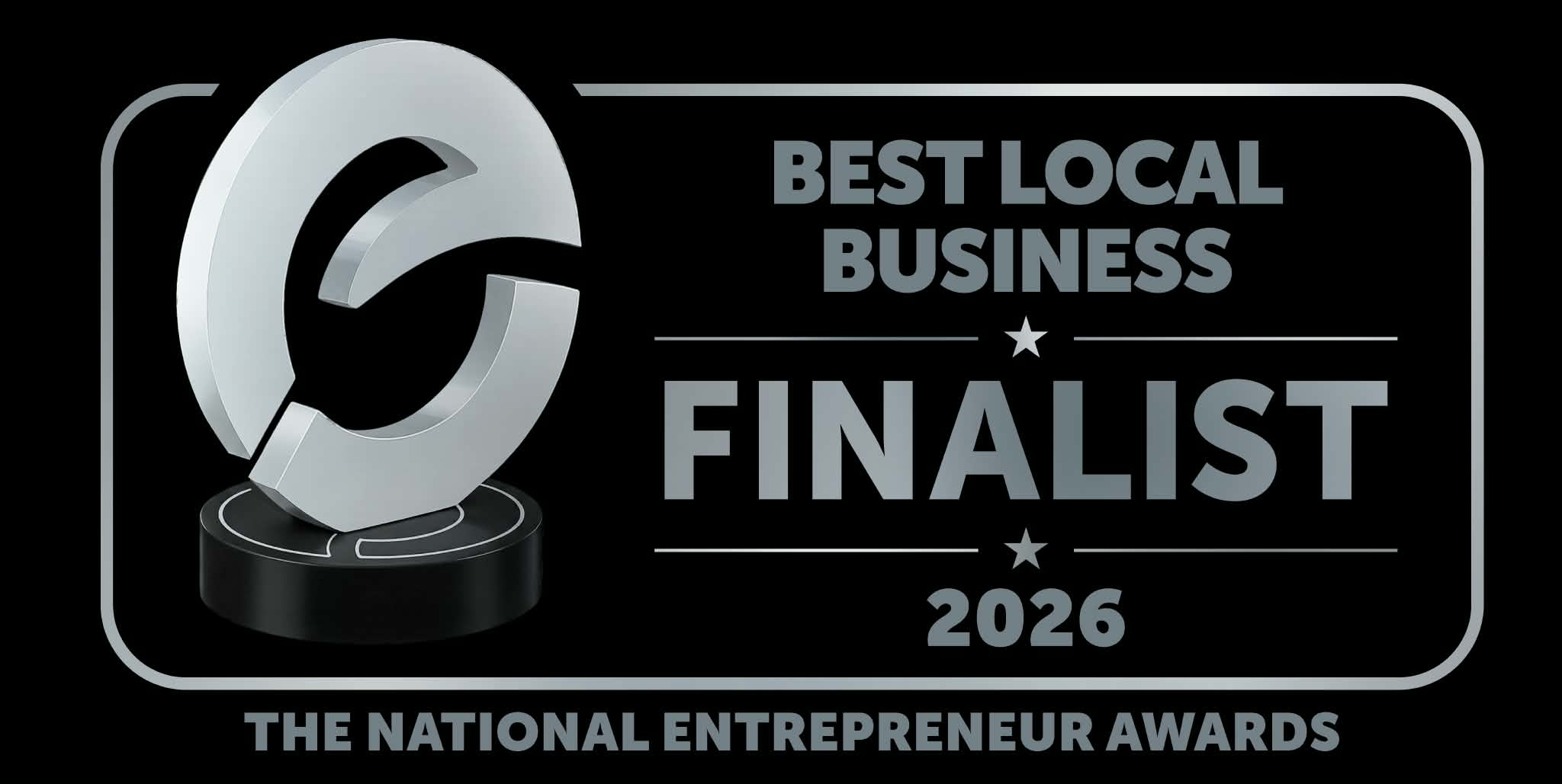 Best Local Business Finalist 2026 - The National Entrepreneur Awards